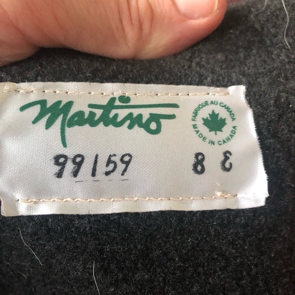 ***Canadian** Martino Burgundy tall boots with lace up calves and wedge heel - Picture 7 of 11